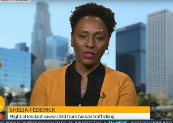 Shelia Frederick  Hero Flight Attendant Who Saves Girl From Human Trafficking