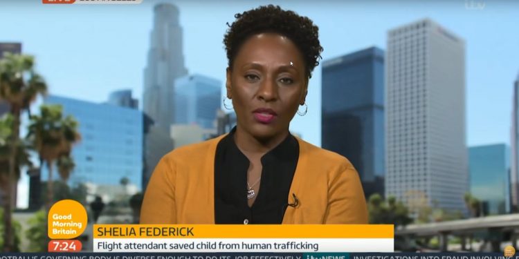 Shelia Frederick  Hero Flight Attendant Who Saves Girl From Human Trafficking